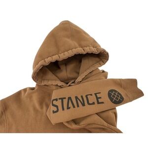 Stance The Pullover Hoodie Heavy Weight Standard Fit All Gender Size L Brown